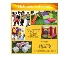 Alquiler de disfraces y juegos Alquiler de disfraces y juegos